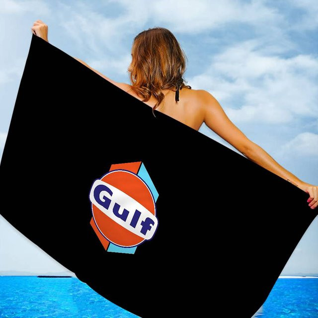 G-Gulf Rennwagen Mikrofaserdecke Schnelltrocknendes Strandtuch in Übergröße, B: 80 cm, H: 130 cm - Bild 1