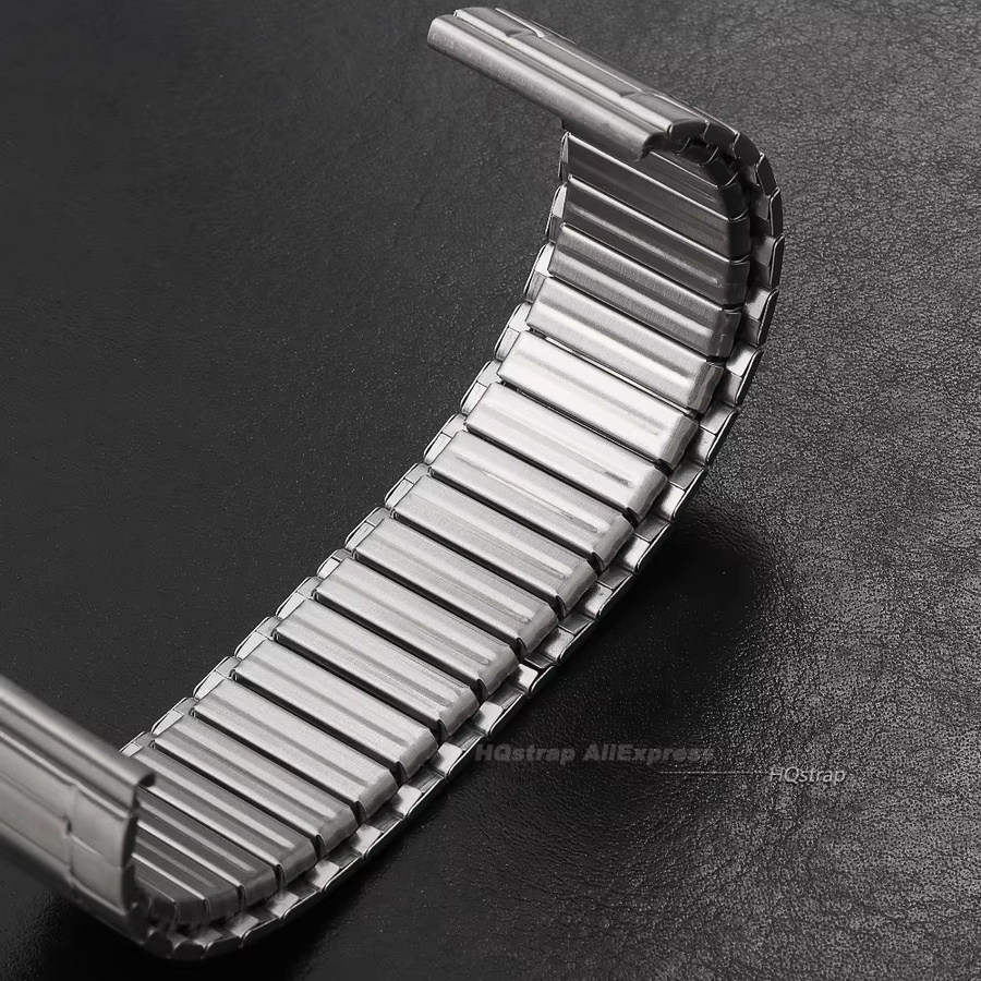 HQstrap Uhrenarmband Edelstahl, 22mm, Silber, Unisex - Bild 2