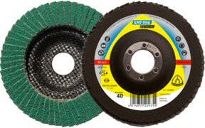 Klingspor SMT 996 Schleifmopteller Multibindung Keramik Korn 60 gewölbt Durchmesser: 115 mm, Bohrung: 22,23 mm - Bild 1