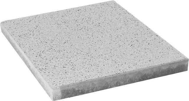 Diephaus Terrassenplatte Rustic Quarz in Grau, B/T/H: 40 x 40 x 4 cm - Bild 1