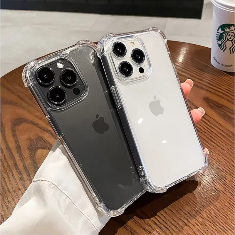 Stoßfeste und transparente Silikon Handyhülle von ROEG für iPhone 16, 15, 14, 13, 12, 11 Pro Max und Plus - Bild 6