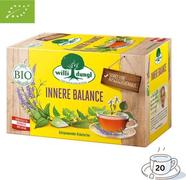 Willi Dungl Bio Tee Innere Balance, Kräutertee, 20 Teebeutel, 40 g - Bild 1