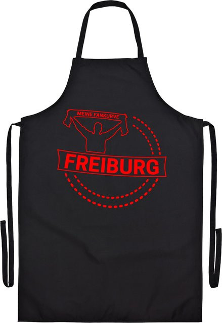Grillschürze multifanshop Freiburg Meine Fankurve in Rot - Bild 1