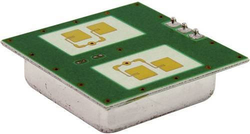 B + B Thermo-Technik IPM-170 Radar-Bewegungsmelder in Grün, B/T/H: 25 x 25 x 13 mm - Bild 1