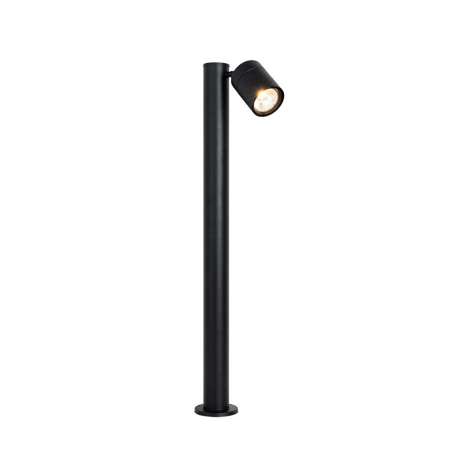 QAZQA Stehende Außenleuchte Schwarz aus Stahl, verstellbare LED Gartenleuchte IP44 für Terrasse und Garten, Höhe: 80 cm - Bild 2