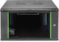 Digitus Dynamic Basic DN-19 07U-6/6-EC-SW Netzwerkschrank zur Wandmontage, Schwarz - Bild 1