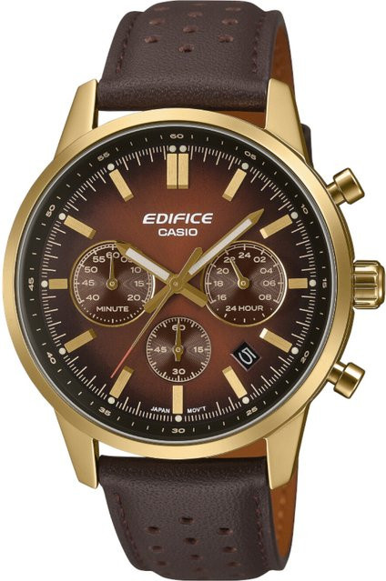Casio Chronograph Herrenuhr, Quarz, Edelstahl, 41 mm, 10 ATM - Bild 1