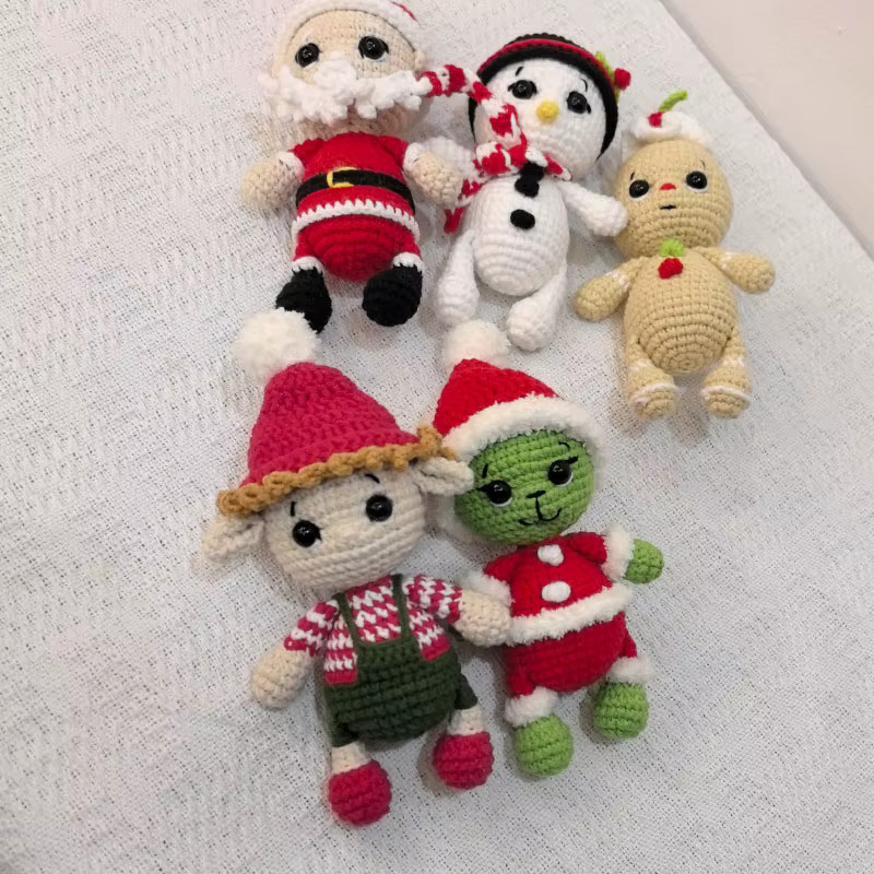 Schneemänner Puppe, Plüsch, Bunt / Mehrfarbig - Bild 2