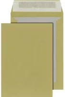 MAILmedia Papprückwandtasche DIN C5 aus Natronpapier in Beige/Braun - Bild 1
