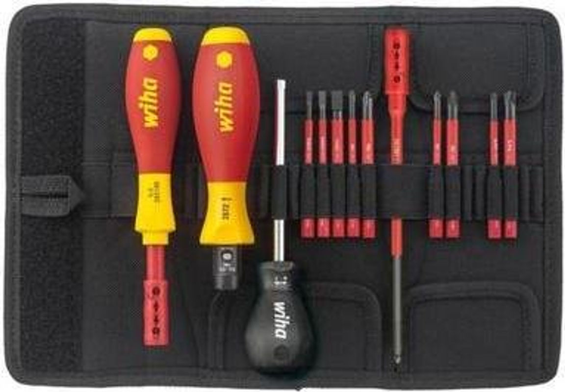 Wiha TorqueVario-S electric Drehmoment-Schraubendreher-Set 14-teilig, isoliert, 0,8 - 5,0 Nm, rot-gelb - Bild 2