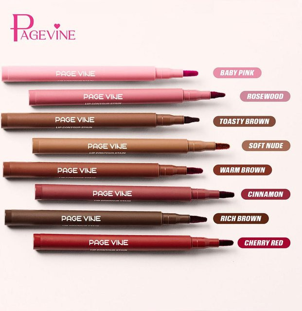 Page Vine Velvet Lip Liner, 01# Baby Pink, Matt - Bild 1