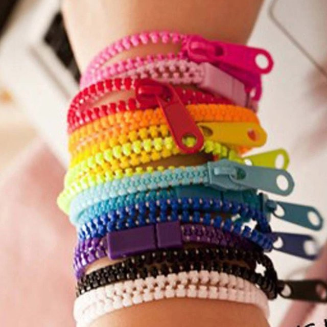 Reißverschluss-Armband, Preschool Rainbow, Kinder - Bild 1