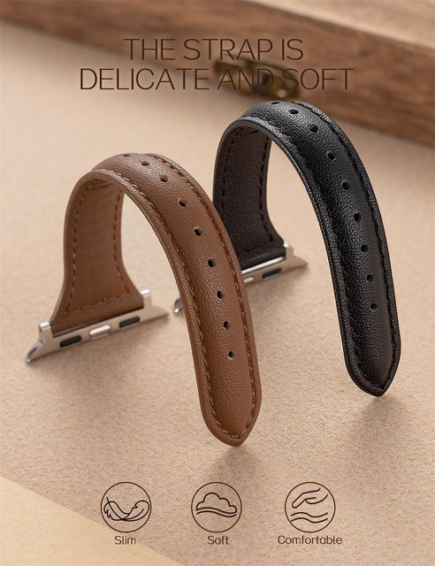 PEO Uhrenarmband Leder, Unisex - Bild 1