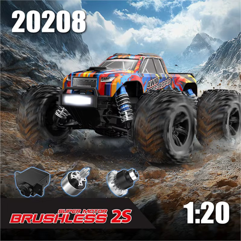 MJX 20208 RC Offroad Monster Truck, 1:20 Maßstab, 4WD, ferngesteuert - Bild 2