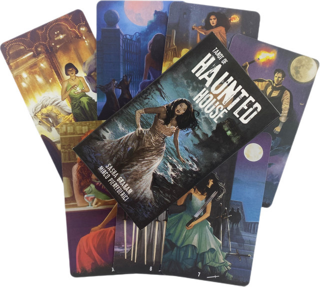 Spukhaus Tarot Wahrsagerei Deck Englisch Bunt / Mehrfarbig - Bild 1