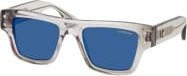 Montblanc MB 0253S Sonnenbrille Cat Eye, Herren, transparent, grey, Vollrand - Bild 1