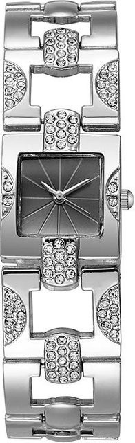 N.H.B Department Goodies Armbanduhr Quarz, Edelstahl, Grau, Damen - Bild 1