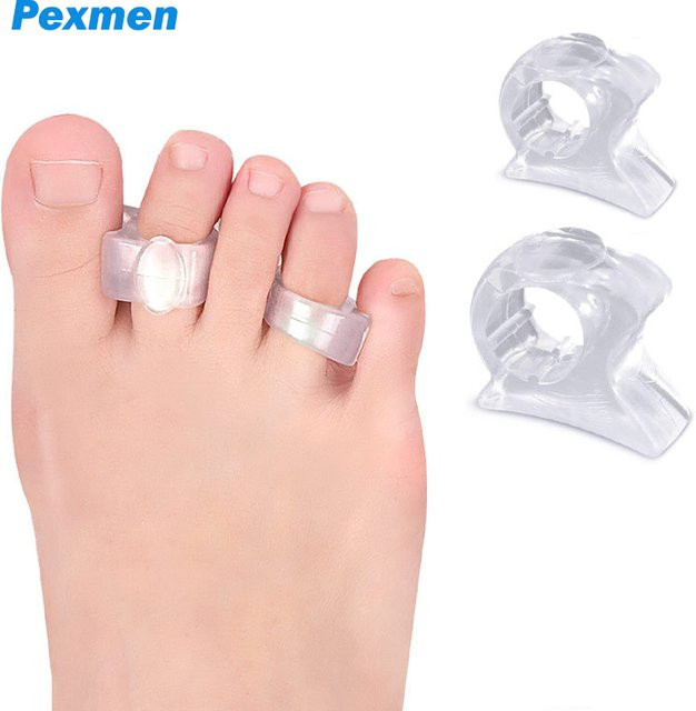 Pexmen Gel-Zehenspreizer zur Hallux-Valgus-Korrektur, Unisex - Bild 1