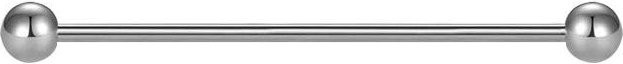 Ohrpiercing Barbells Stange, Edelstahl, Gold, Damen - Bild 1
