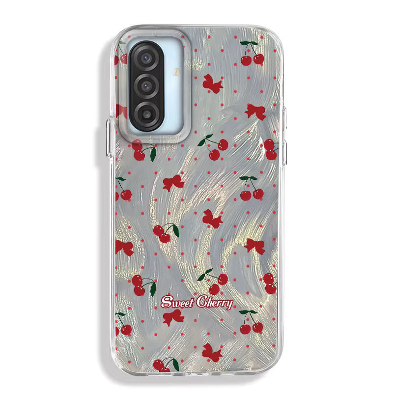 Handyhülle mit Kirschmuster für Samsung Galaxy A-Serie (A13, A14, A15, A16, A17, A25, A26, A34, A35, A36, A54, A55, A56, A57) - Bild 3