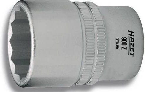 Hazet Außen-Sechskant Steckschlüsseleinsatz 1/2 Zoll Silber 12,5 mm - Bild 1