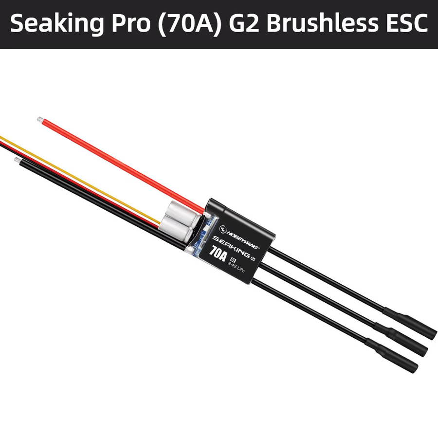 HOBBYWING Seaking 70A PRO Brushless ESC IP55, Zubehör - Bild 2