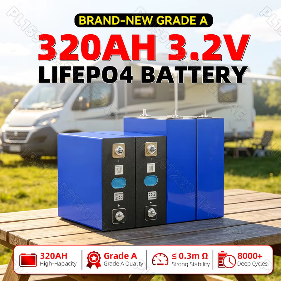 Sicksun LiFePO4 Akku 320Ah 3.2V A-Grade prismatische LFP-Zelle in Blau für DIY 12V 24V 48V Anwendungen - Bild 6