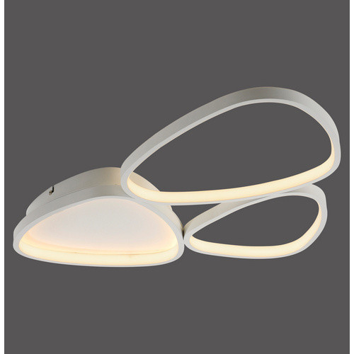 Paul Neuhaus Deckenleuchte PEBBLES in Weiß, dimmbar, LED, B: 69,5 cm, T: 46,5 cm, H: 62 cm - Bild 3