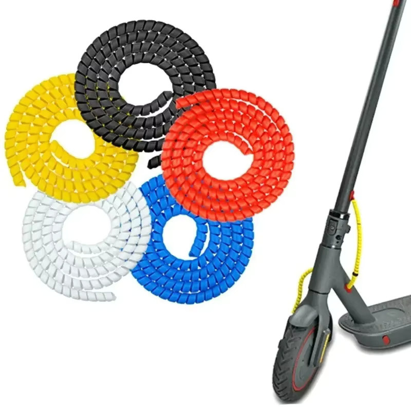 Kabelorganisator Schutzabdeckung und Kabelaufwickler für Xiaomi M365 Scooter in Schwarz und Multicolour - Bild 2