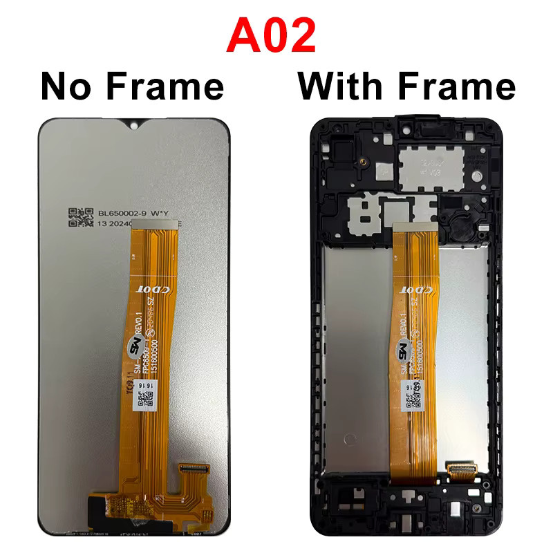 Samsung Galaxy A02 und A12 Ersatz Display mit 6,5 Zoll IPS LCD und Touchscreen Digitizer in Schwarz - Bild 3
