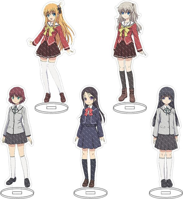 Bandai Anime Acrylfigur Charlotte Tomori Nao Kurobane Yusa Kurobane Misa Otosaka Ayumi Cos, Einzelfigur, 16cm - Bild 1