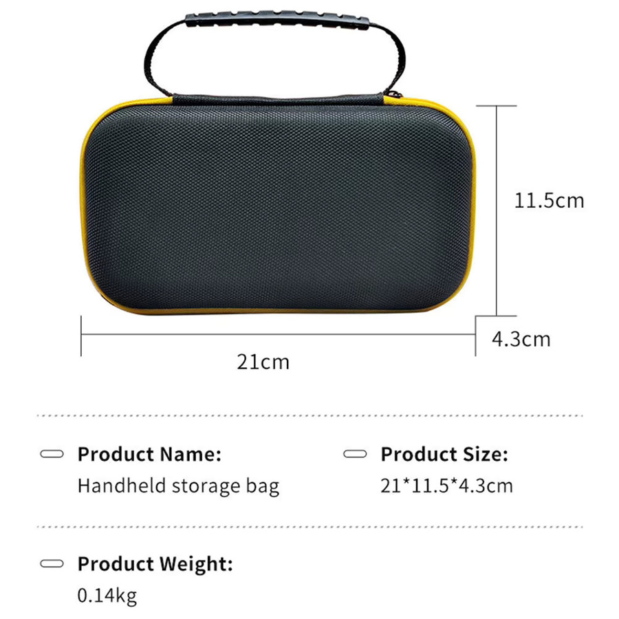 Stoßfeste Hartschalen-Tragetasche für RG ARC-D, RG ARC-S und RG ARC in Schwarz - Bild 5