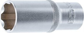 BGS Steckschlüssel-Einsatz Super Lock tief 9361, Antrieb 1/2 Zoll, SW 24 mm, silber - Bild 1