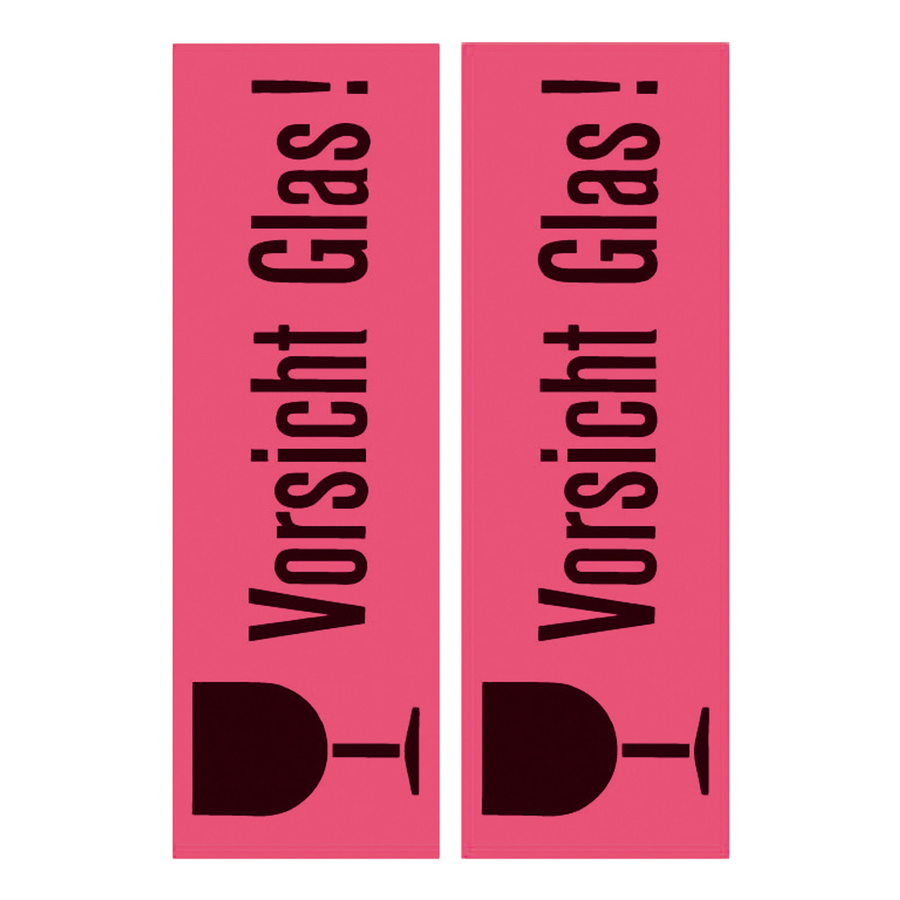 HERMA Hinweisetiketten aus Papier in Rot, Schwarz und Pink, B: 3,9 cm, H: 11,8 cm - Bild 2