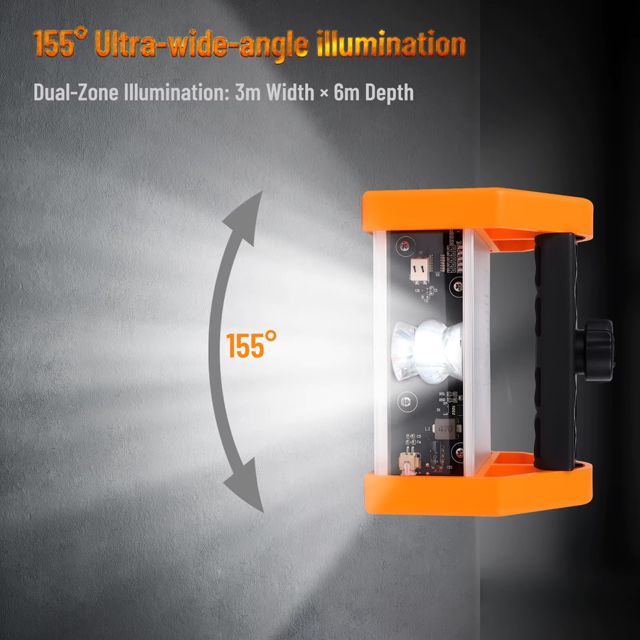 Podofo Ecklampe Transparent zur Wandpolitur für verbesserte Lackierleistung - Bild 2