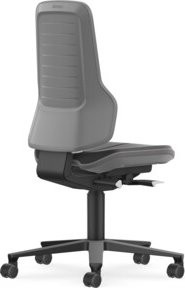 Bimos Arbeitsdrehstuhl Neon Skintec Flexband grau mit Sitztiefenverstellung und Gewichtsregulierung - Bild 1