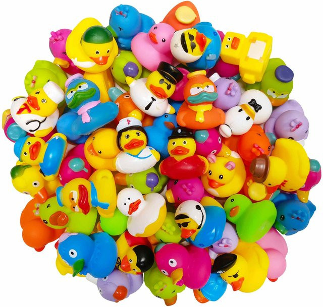 Binchi Outdoor Product Gummi-Enten, Badezimmer-Spielzeug - Bild 1