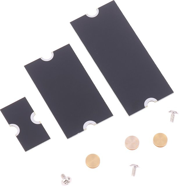 JTZTF M.2 NGFF SSD Adapterkarte für NVMe von 2230 auf 2242 in Schwarz - Bild 1