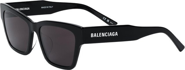 Balenciaga BB0307SA Sonnenbrille, hexagonal, Vollrand, Unisex, black, Acetate - Bild 1
