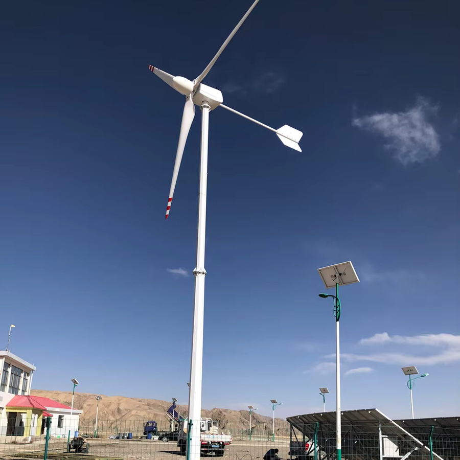 Rewindagic Horizontale Windkraftanlage mit Hybrid-Controller für den Heimgebrauch, Farbe: Weiß - Bild 1