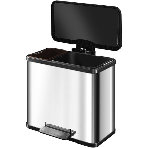 Hailo Abfalltrenner Öko duo plus L mit Softclose, Schwarz, 26 l - Bild 2