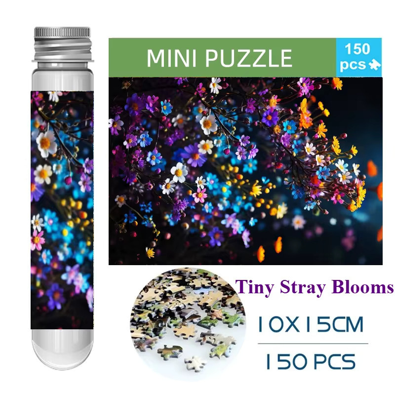 MaxRenard Mini-Reagenzglas-Puzzle, Natur, 150 Teile - Bild 4