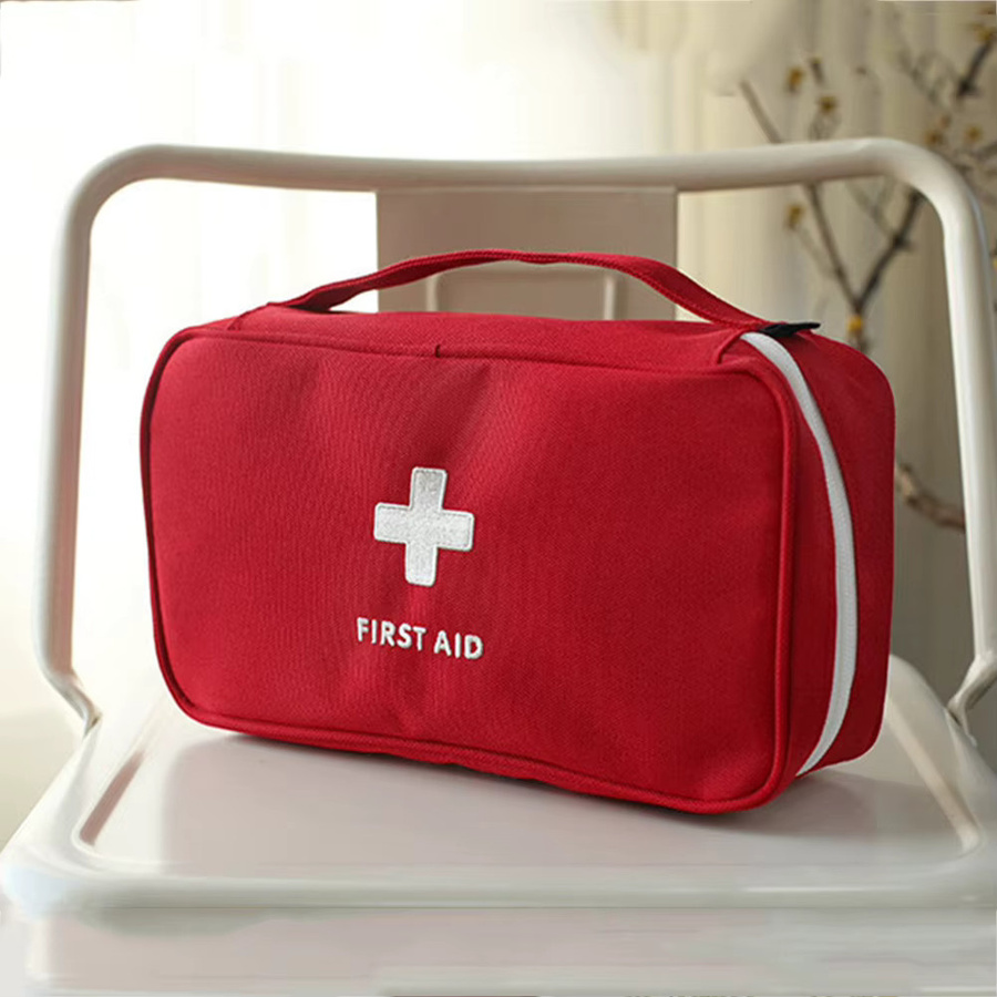 QHSPE Tragbare Medizintasche in Rot als Erste-Hilfe-Set und medizinischer Notfall-Organizer für Zuhause und Reisen - Bild 5