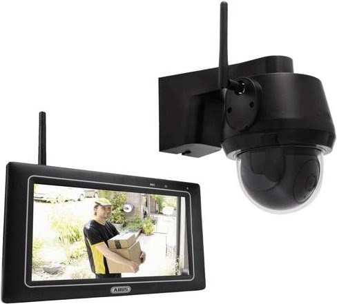 ABUS EasyLook BasicSet PPDF17100 Funk-Überwachungskamera-Set in Schwarz mit 1 Kamera, 4-Kanal, 2304 x 1296 Pixel und 2.4 GHz Wi-Fi - Bild 1
