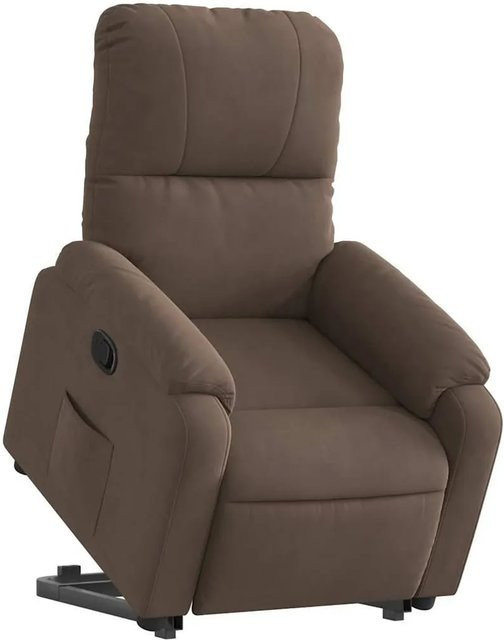 vidaXL Relaxsessel mit Aufstehhilfe in Braun aus Mikrofasergewebe - Bild 1