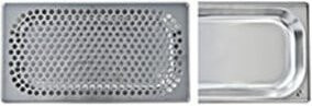Clage Tableau Spülbecken aus Edelstahl in Silber, B/T: 32,5 x 17,5 cm - Bild 1