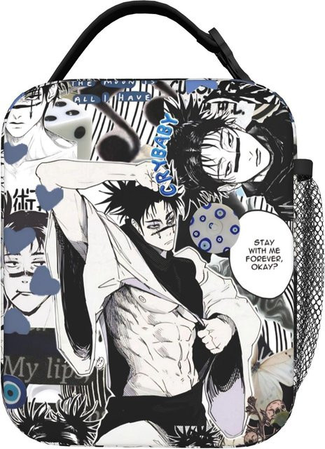 Isolierte Lunchtasche Fushiguro Megumi Jujutsu Kaisen Anime Brotdose von Fancy Style Studio, Mehrfarbig, One Size - Bild 1