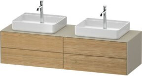 Duravit Waschtischunterschrank White Tulip in White, Breite: 160 cm, Tiefe: 55 cm, Höhe: 40,8 cm - Bild 1