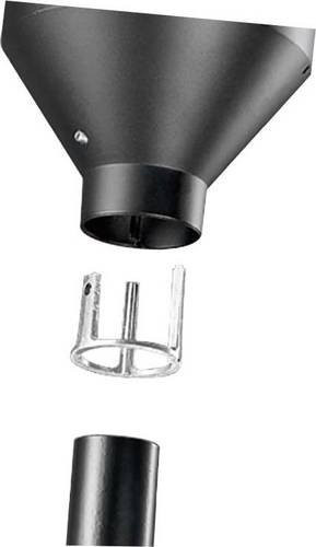 Trilux Reduzierstück 2223500 0980/60 in Schwarz aus Metall - Bild 1