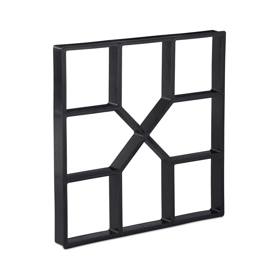 Relaxdays Pflasterform 2er Set aus Kunststoff in Schwarz, wiederverwendbar, B/T/H: 40,5 x 40,5 x 4 cm - Bild 2